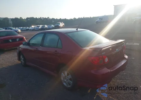 2007 Toyota Corolla S из США, поврежденный, VIN 2T1BR32E87C754837